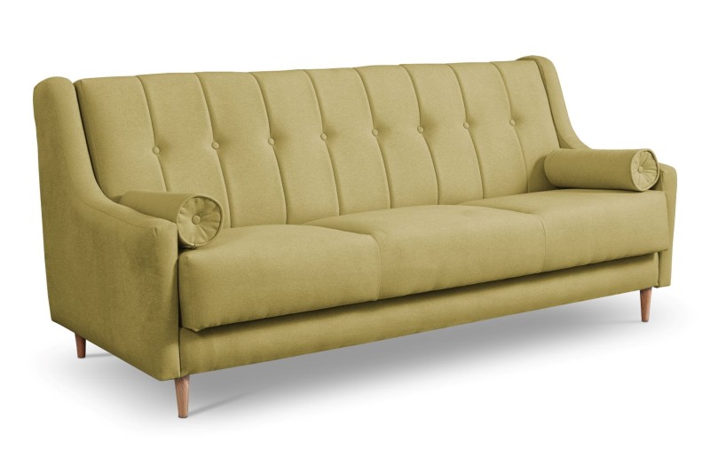 WERSALKA PLATON Sofa Tkanina CALDO 9 Zielona Oliwkowa Do Salonu Kanapa Nóżki Buk.jpg