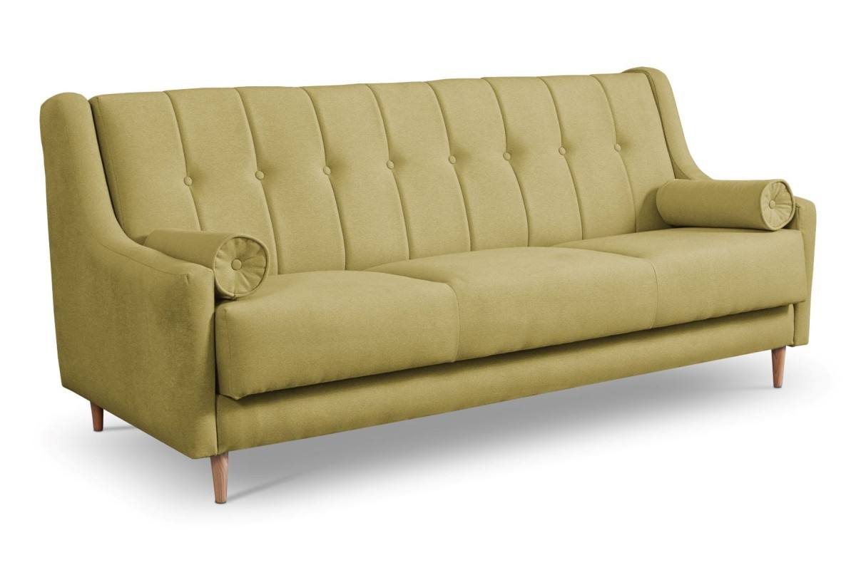 WERSALKA PLATON Sofa Tkanina CALDO 9 Zielona Oliwkowa Do Salonu Kanapa Nóżki Buk.jpg