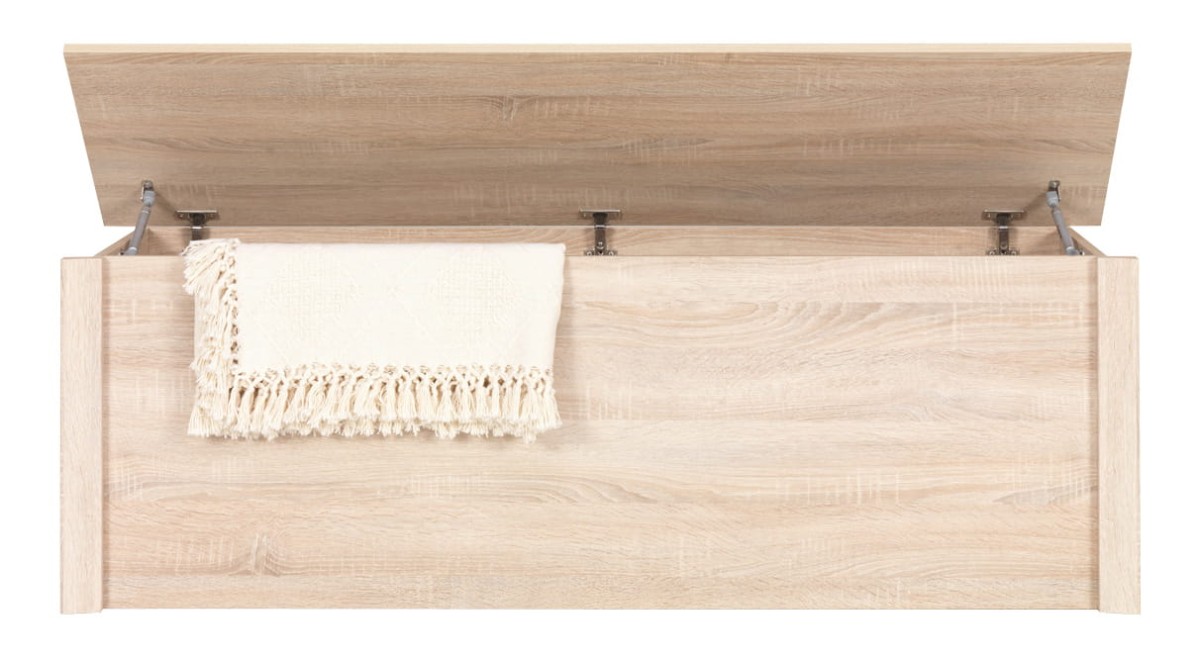 Skrzynia FINEZJA F 19 na Ubrania Szeroka 150 cm Dąb Sonoma  Do Sypialni Pokokju