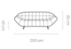 Sofa Gappa Tkanina Monolith 02 2 osobowa Jasny Krem Beżowa Nowoczesna Do Salonu Pokoju Biura Poczekalni Styl LOFT PIK Wersal Wymiary Wysokość.webp