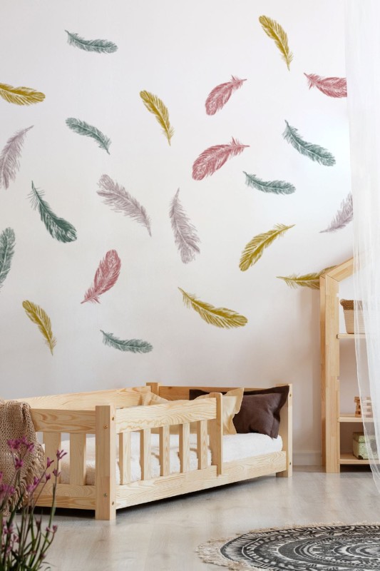 Łóżko GUCIO Barierka Sosnowe Dla Dziecka Drewno Nowoczesne Bokiem.jpg