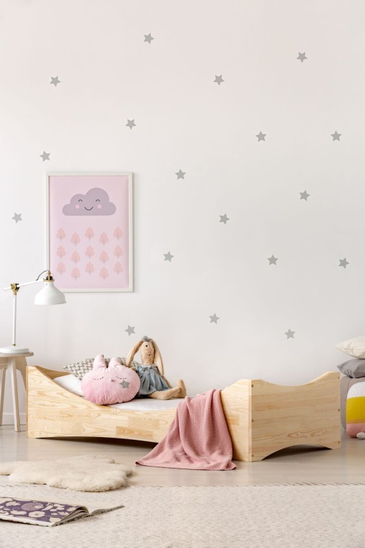 Łóżko KORNEL 3 Dla Dziecka Młodzieżowe Sosnowe Drewno Jednoosobowe Bok.jpg