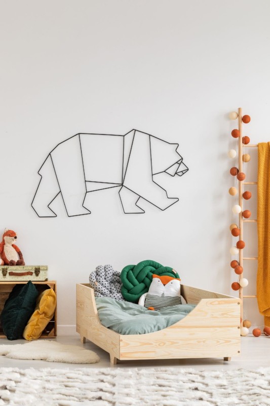 Łóżko KORNEL 4 Dla Dziecka Młodzieżowe Sosnowe Drewno Jednoosobowe Bok.jpg