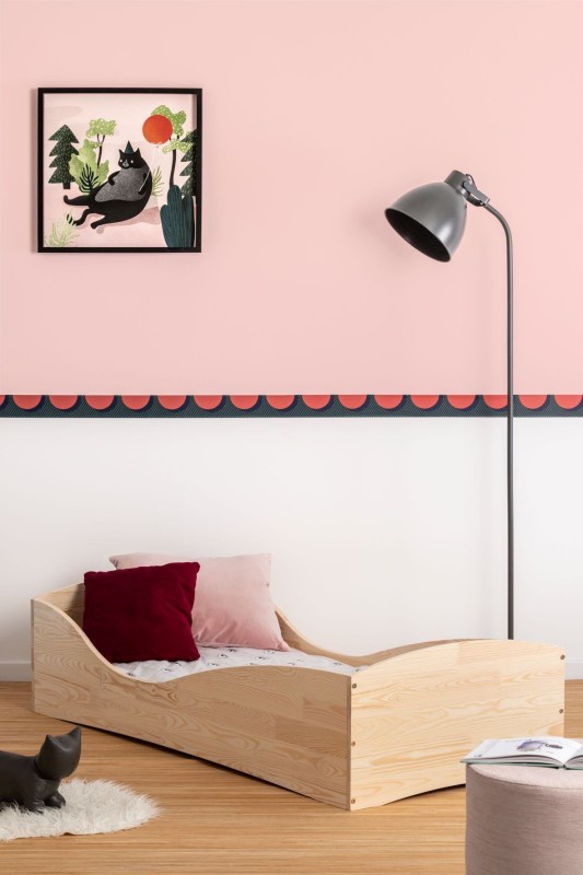 Łóżko KORNEL 16 Dla Dziecka Młodzieżowe Sosnowe Drewno Jednoosobowe .jpg