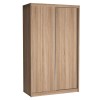 Szafa Przesuwna MIKI Wysoka 240 cm Szerokość 143 cm Głębokość 67 cm Dwudrzwiowa Szuflady Półki Drążek DĄB SONOMA.jpg