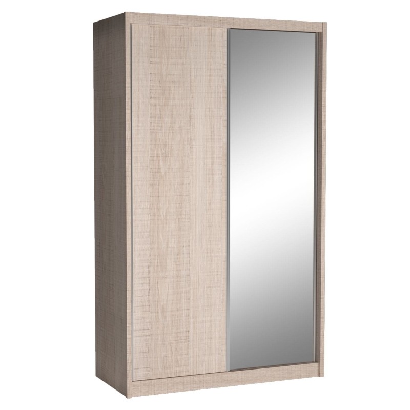 Szafa Przesuwna MIKI Wysoka 240 cm Szerokość 143 cm Głębokość 67 cm Dwudrzwiowa Szuflady Półki Drążek SANTANA Lustro.jpg