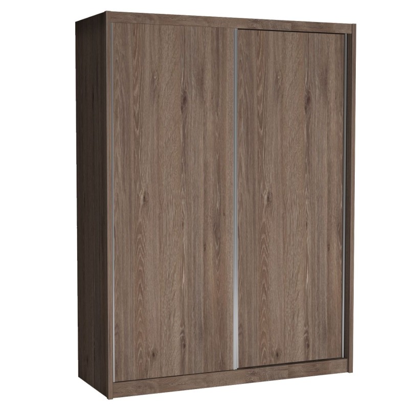Szafa Przesuwna MIKI Wysoka 240 cm Szerokość 180 cm Głębokość 67 cm Dwudrzwiowa Szuflady Półki Drążek DĄB TRUFLOWY.jpg