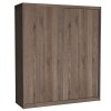 Szafa Przesuwna MIKI Wysoka 240 cm Szerokość 208 cm Głębokość 67 cm Dwudrzwiowa Szuflady Półki Drążek DĄB TRUFLOWY.jpg