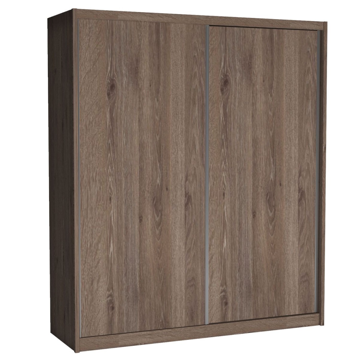 Szafa Przesuwna MIKI Wysoka 240 cm Szerokość 208 cm Głębokość 67 cm Dwudrzwiowa Szuflady Półki Drążek DĄB TRUFLOWY.jpg