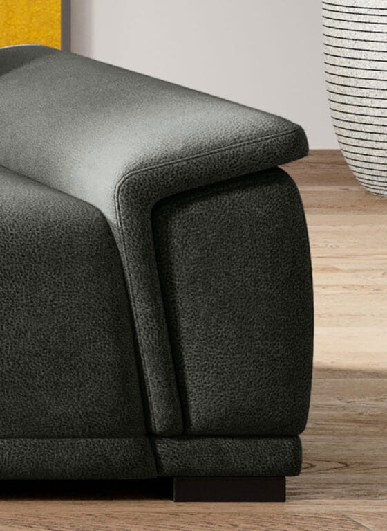 Narożnik Gremio Tkanina Canyon 96 Do Salonu Nowoczesny Elektrycznie Wysuwane Siedzisko Funkcja Relax Wersal Detale Boczek.jpg