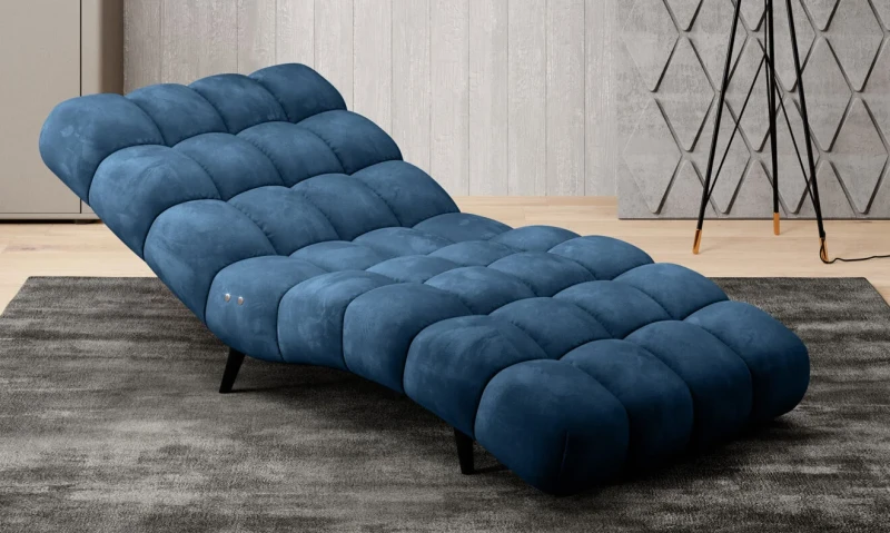 Szezlong Gatio Tkanina Monolith 77 Granatowy Elektryczna Regulacja Oparcia Fotel Funkcja.webp