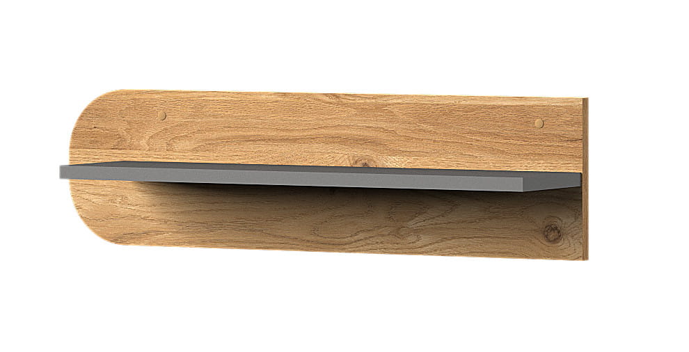 Półka CARINI CA 10 Wisząca Na Książki Zestaw Mebli Młodzieżowych Do Pokoju Dziecka Szerokość 70 cm Wysokość 19 cm Głębokość 16,5 cm Kolor Jasny Grafit Dąb Nas.jpg