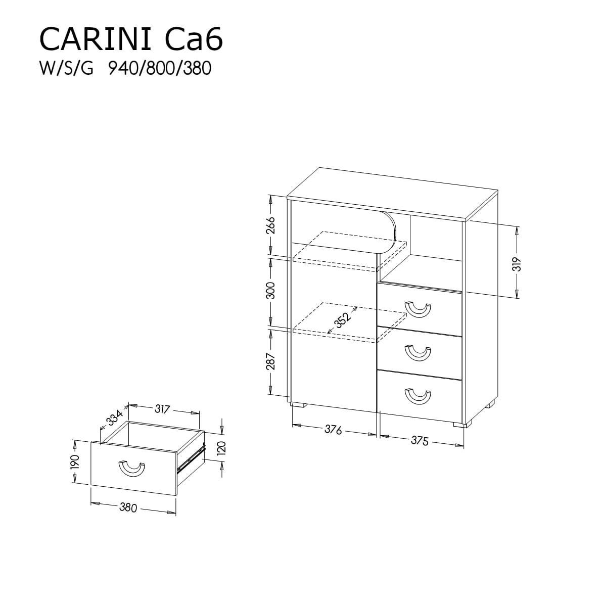 Komoda CARINI CA 6 Wymiary.jpg