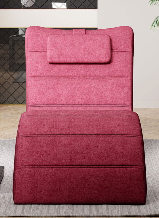 Szezlong Los Angeles New Fotel Leżanka Tkanina Cloud 68 Czerwony Nowoczesny Do Salonu Poduszka Wersal F.jpg