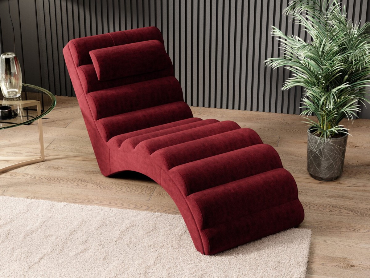 Szezlong Miami new Fotel Leżanka Tkanina Vogue 7 Czerwony Nowoczesny Do Salonu Wersal.jpg