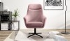 Fotel Polo Fotel Tkanina Matt Velvet 63 NOwoczesny Kubełkowy Obrotowy Do Pokoju Różowy Klasyczny.jpg