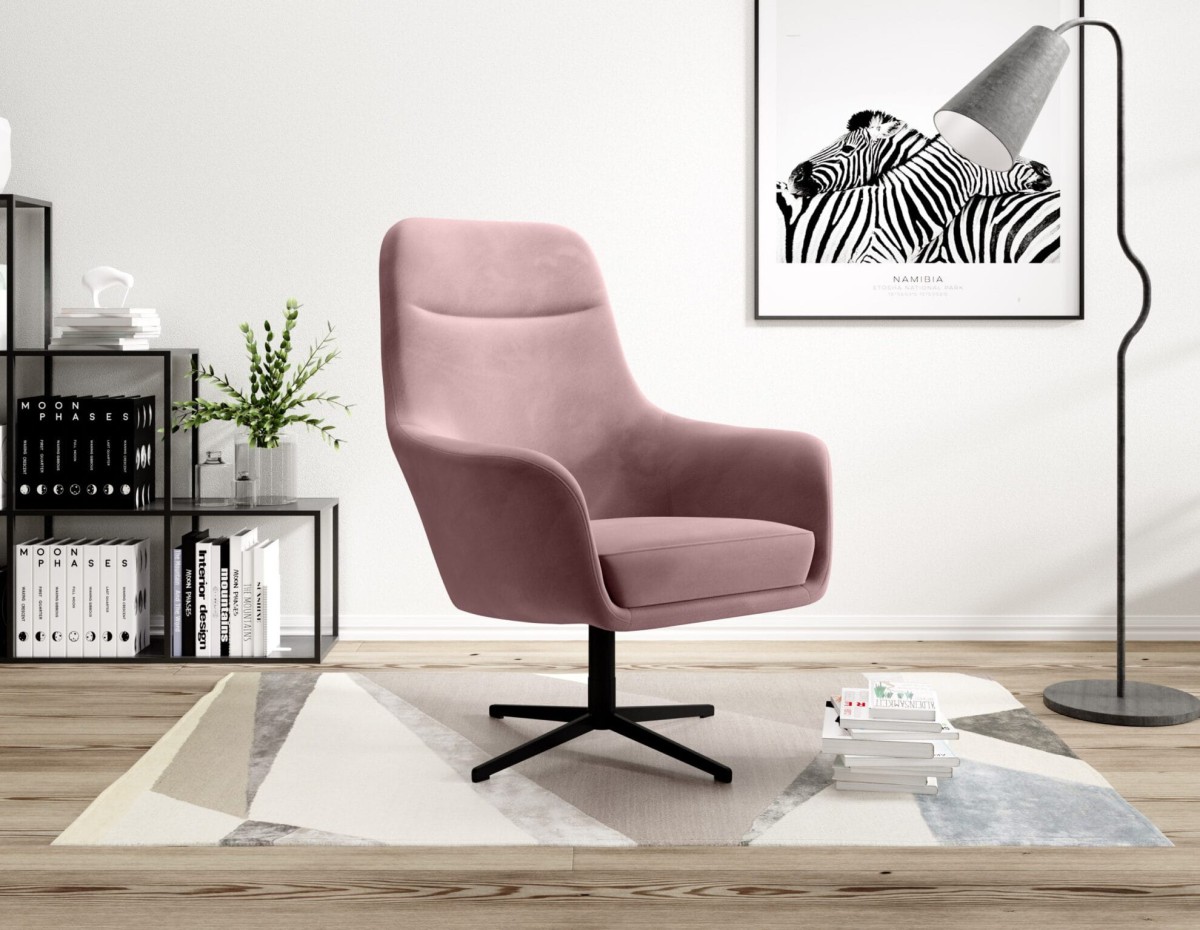 Fotel Polo Fotel Tkanina Matt Velvet 63 NOwoczesny Kubełkowy Obrotowy Do Pokoju Wersal.jpg