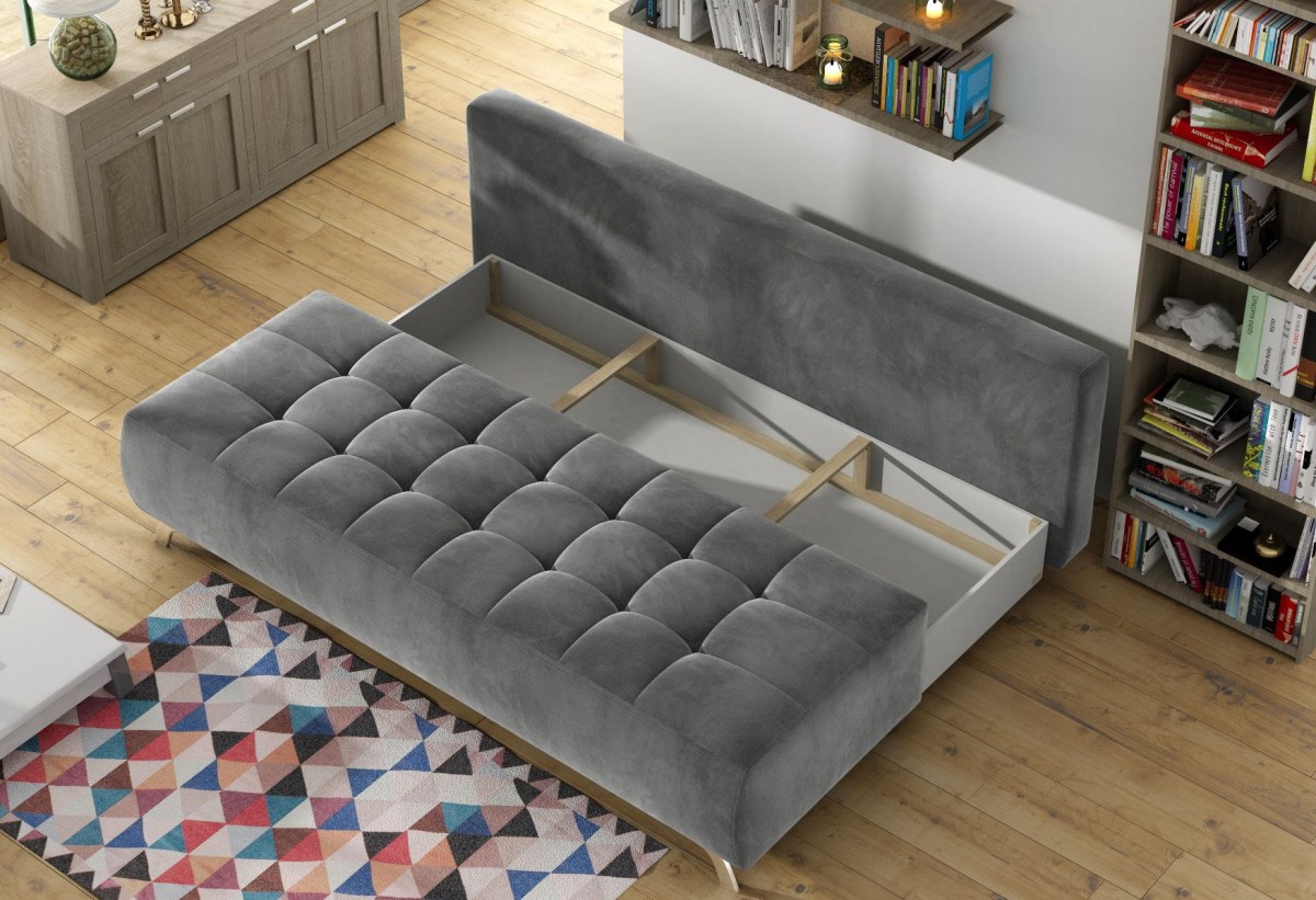 OSLO SOFA Mała Z Funkcją Spania Pojemnik Na Pościel Młodzieżowa Do Pokoju.jpg