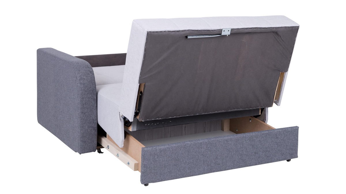 AMERYKANKA II Fotel Sofa Sprężyny Bonell Mała Młodzieżowa Do Pokoju Dziecka  KWADRAT LOTUS SZARY (4).jpg
