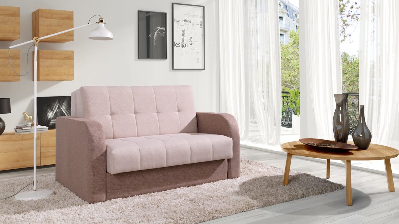 AMERYKANKA II Fotel Sofa Sprężyny Bonell Mała Młodzieżowa Do Pokoju Dziecka  KWADRAT LOTUS BEŻOWY GiB.jpg