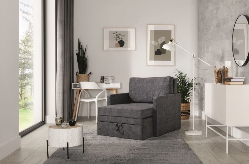 Sofa LUCA Amerykanka Fotel Tkanina Doro 17056 Jednoosobowa Szerokość 94 cm Mała Wąska.jpg