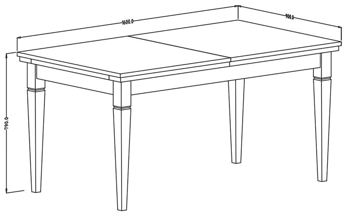 Stół rozkładany EVORA WM szerokość 160-240 cm IMS 24ZRJU92 Butelkowa Zieleń HELVETIA MEBLE Stół Nowoczesny Tradycyjny Do Salonu Pokój dzienny