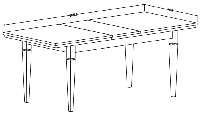 Stół rozkładany EVORA WM szerokość 160-240 cm IMS 24ZRJU92 Butelkowa Zieleń HELVETIA MEBLE Stół Nowoczesny Tradycyjny Do Salonu Pokój dzienny