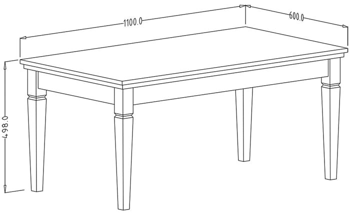 Stolik kawowy EVORA WM Szerokość 110 cm Butelkowa Zieleń HELVETIA MEBLE Stolik Nowoczesny Tradycyjny Do Salonu Pokój Dzienny
