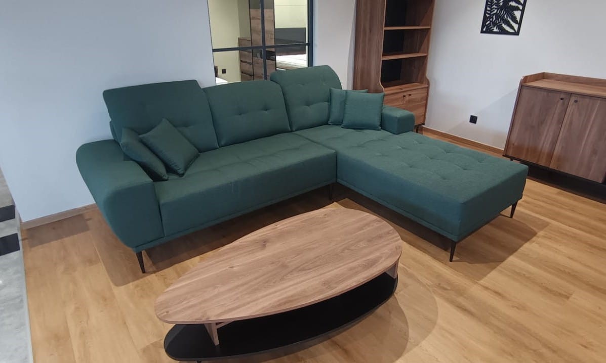 Narożnik Rapallo Do Salonu Regulowane Zagłówki W stylu LOFT Nowoczesny Zielony GiB.jpg