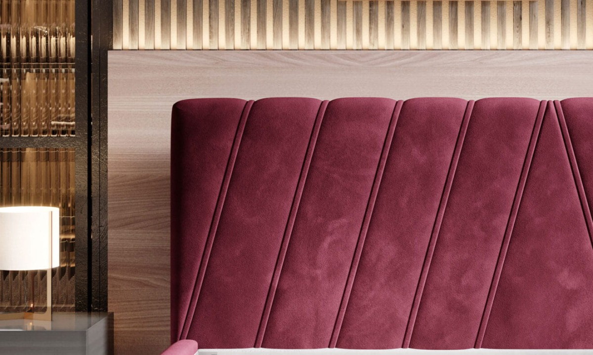 Łóżko Tapicerowane Calypso Tkanina Riviera 59 + Riviera 100 + Neiva Ellin 1024 Detale Zagłowie.jpg