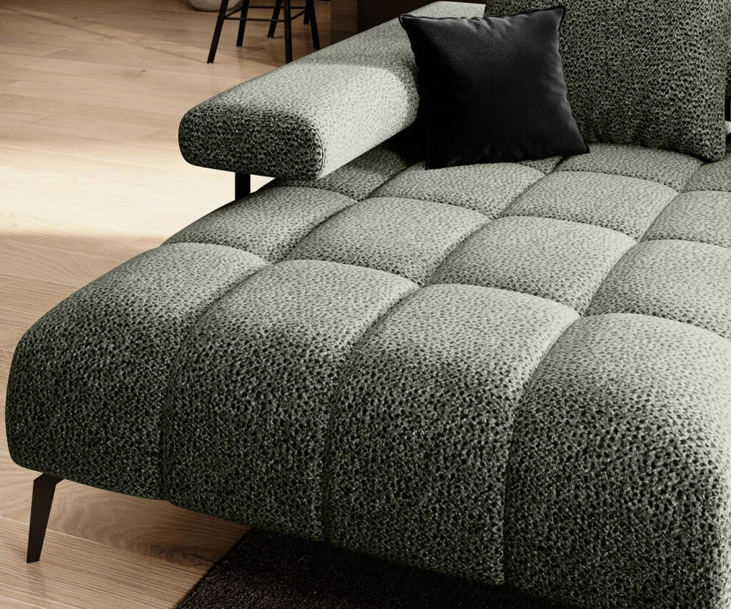 Narożnik Magnetic Mini Tkanina Luisiano 06 Do Salonu Pokoju Elektrycznie Wysuwane Siedzisko Nowość Wersal Styl LOFT Detale Siedzisko Pik.webp