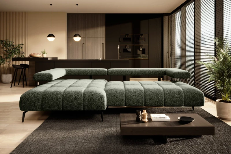 Narożnik Magnetic Mini Tkanina Luisiano 06 Do Salonu Pokoju Elektrycznie Wysuwane Siedzisko Nowość Wersal Styl LOFT Pikowane Siedzisko.webp