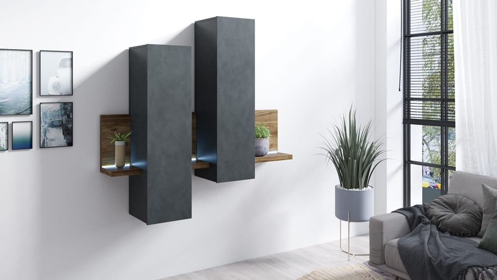 Meblościanka BOTA Appenzeller / matera-appenzeller Helvetia Meble Szafka RTV Półka Nowoczesna Tradycyjna Do Salonu Pokój Dzienny