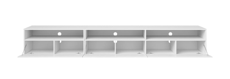 Szafka RTV BAROS Szerokość 270 cm Satin nussbaum / touchwood Helvetia Meble IMS 24Z6BM40 Szafka RTV Półka Nowoczesna Tradycyjna Do Salonu