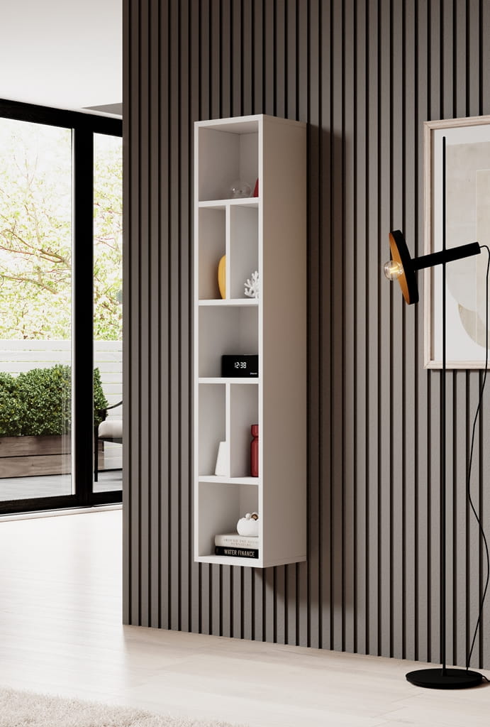 Pokój dzienny TOLEDO Biały laminat / biały połysk Helvetia Meble 2498DW41 46 88 25 99 Meble do pokoju dziennego Nowoczesne Tradycyjne Do Salonu Pokój Dzienny