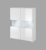 Meblościanka TOLEDO Biały laminat / biały połysk Helvetia Meble 2498DW40 05 02 42 Meble do pokoju dziennego Nowoczesne Tradycyjne Do Salonu Pokój Dzienny