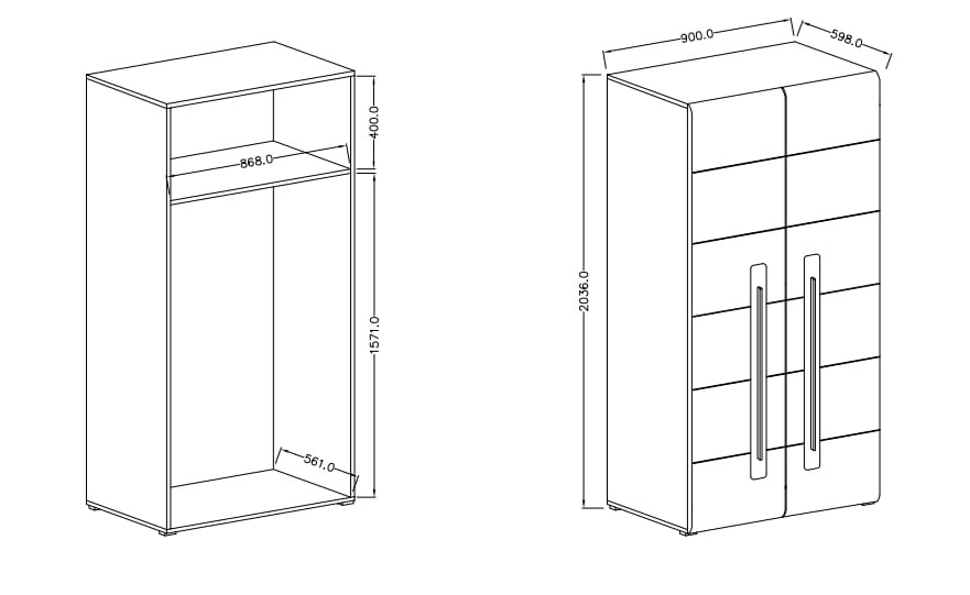 Szafa TULSA Szerokość 90 cm Dąb Grandson Helvetia Meble 24KZFJ18 Szafa Nowoczesna Tradycyjna Do Salonu Pokój Dzienny