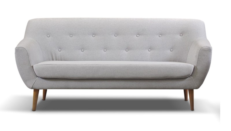 Luxemburg 2 dwuosobowa kanapa sofa szara wysokie drewniane nóżki styl skandynawski.jpg