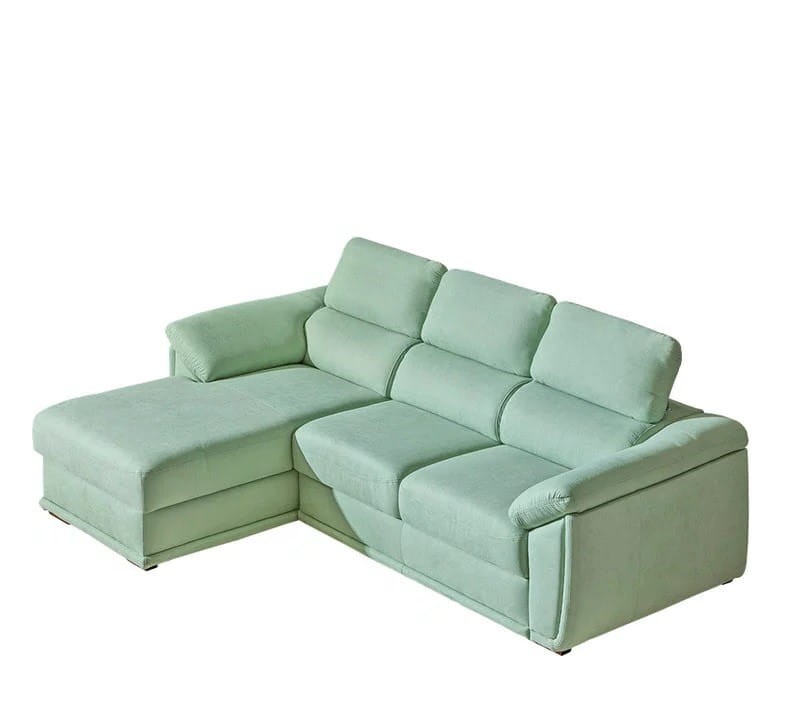 Narożnik CADIZ Do Salonu Funkcja Spania Pojemnik Regulowany Zagłówek Sprężyna Falista Bonell