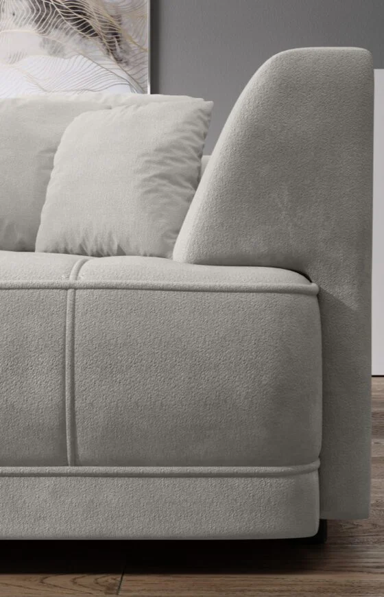 Narożnik Tiga box Tkanina Aphrodite 1 Bucle Bukla Baranek Pik Wersal.webp