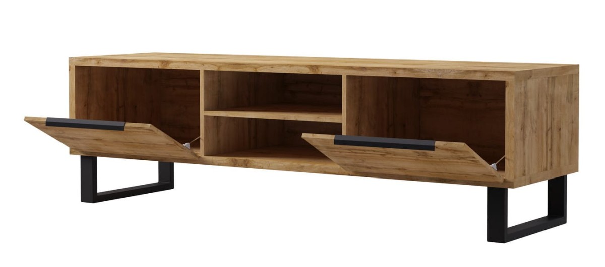Pokój dzienny HALLE Nowoczesna Dąb Wotan Styl LOFT Helvetia 24N0HK42 05 40 25