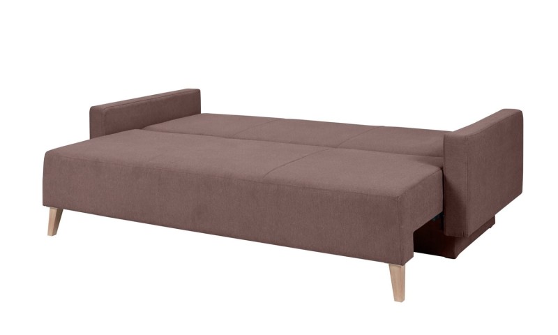 Sofa Oviedo Tkanina MORIC 03 brązowa Funkcja Spania  138 192 cm Klasyczna Kanapa Wersalka Bonell Gib.jpg