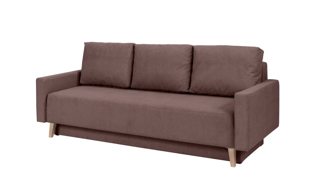 Sofa Oviedo Tkanina MORIC 03 brązowa Funkcja Spania Pojemnik Klasyczna Kanapa Wersalka Bonell.jpg