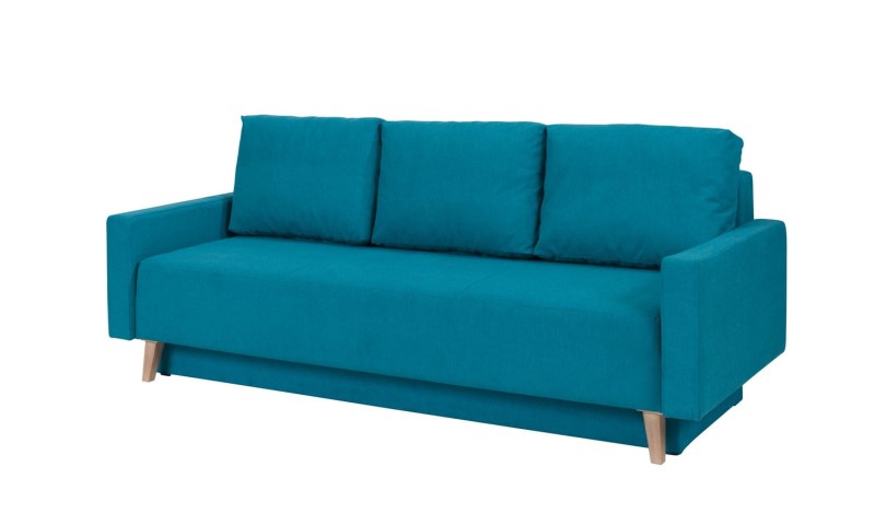Sofa Oviedo Tkanina MORIC 13 Turkosowy Funkcja Spania  138 192 cm Klasyczna Kanapa Wersalka Bonell Gib.jpg