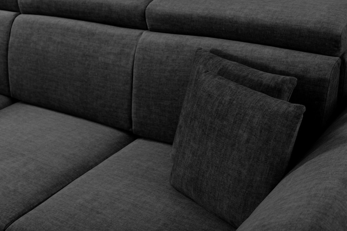 NAROŻNIK BRICO MINI Tkanina VOGUE 18 Czarny Black Welur  Funkcja Poduszki Nowoczesny GiB Meble .jpg