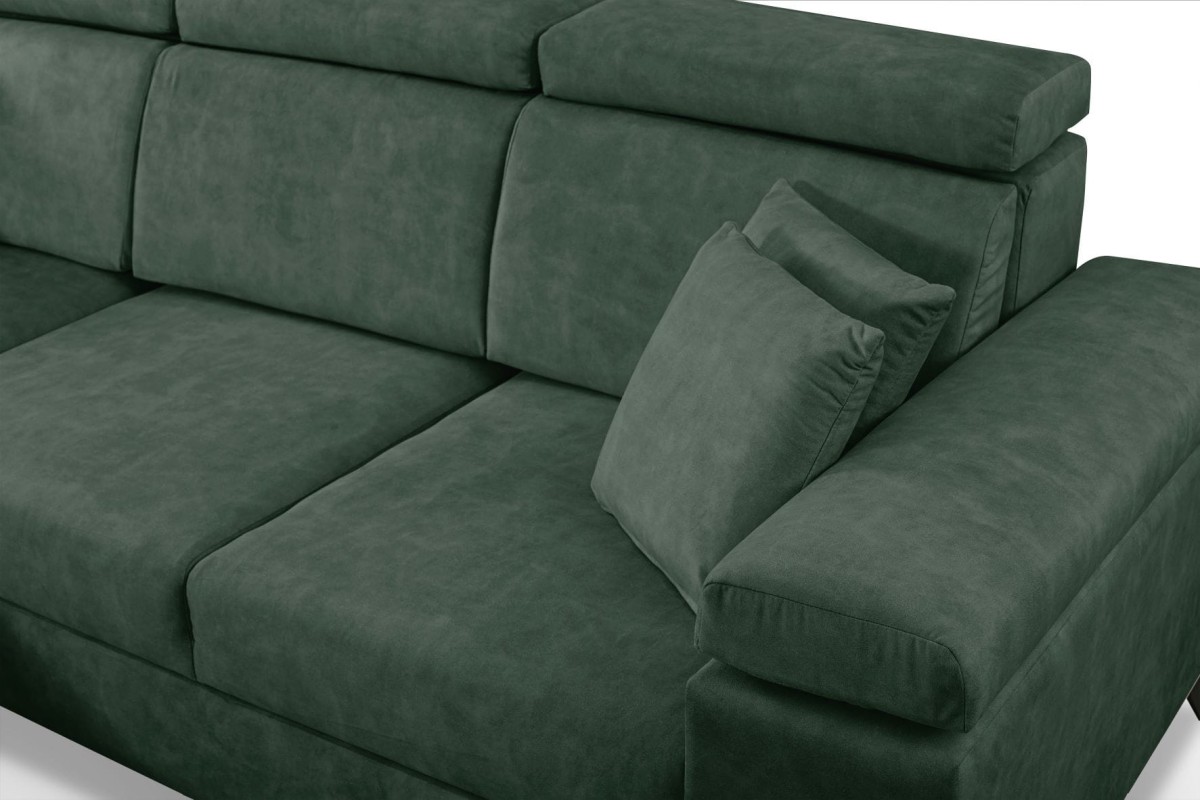 NAROŻNIK BRICO MINI Tkanina COUNTRY 11 Butelkowa Zieleń Zielony Funkcja Poduszki Nowoczesny GiB Meble .jpg