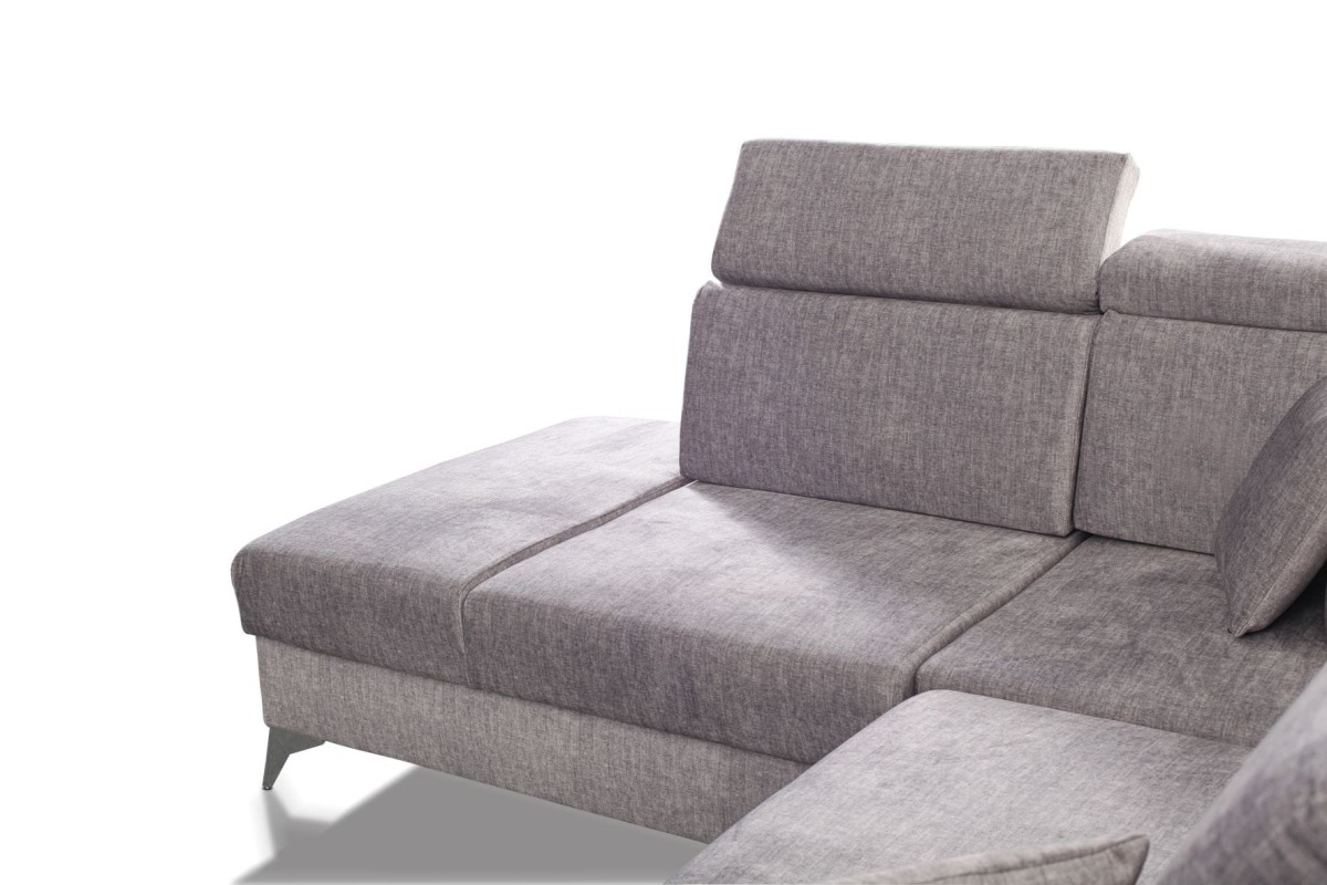 NAROŻNIK BRICO Tkanina VOGUE 14 Silver Jasny Szary Funkcja Poduszki Nowoczesny GiB Meble Detale Siedzisko Sprężyny Faliste .jpg