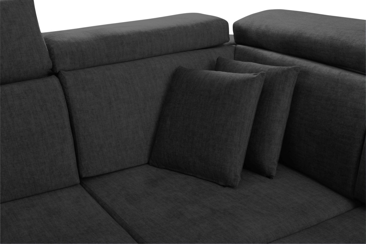 NAROŻNIK BRICO Tkanina VOGUE  18 Czarny Black Welur Funkcja Poduszki Nowoczesny GiB Meble .jpg