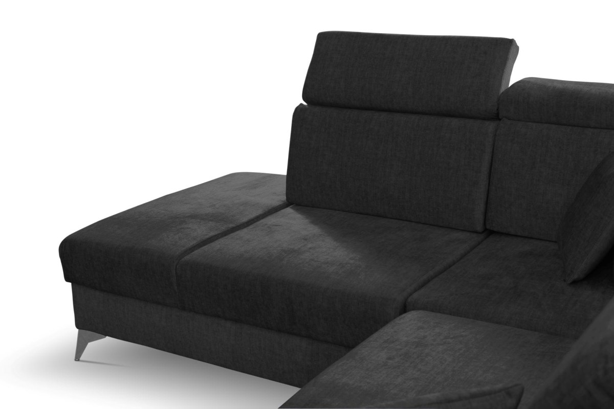 NAROŻNIK BRICO Tkanina VOGUE  18 Czarny Black Welur Funkcja Poduszki Nowoczesny GiB Meble Detale Siedzisko Sprężyny Faliste .jpg