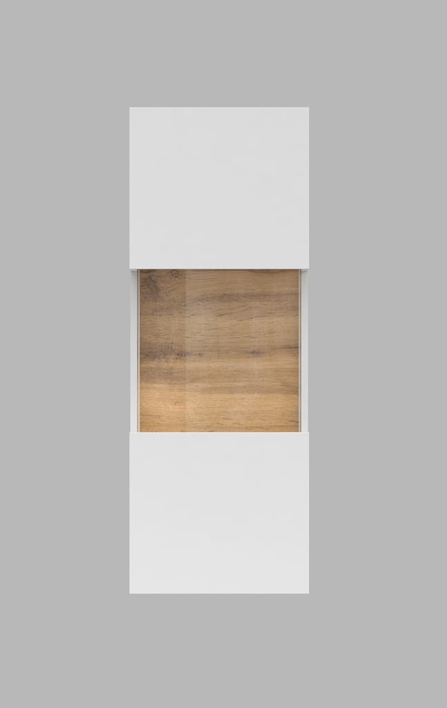 Pokój dzienny AVA biały/dąb wotan Helvetia Meble 249NLM10 26 Nowoczesna Tradycyjna Do salonu